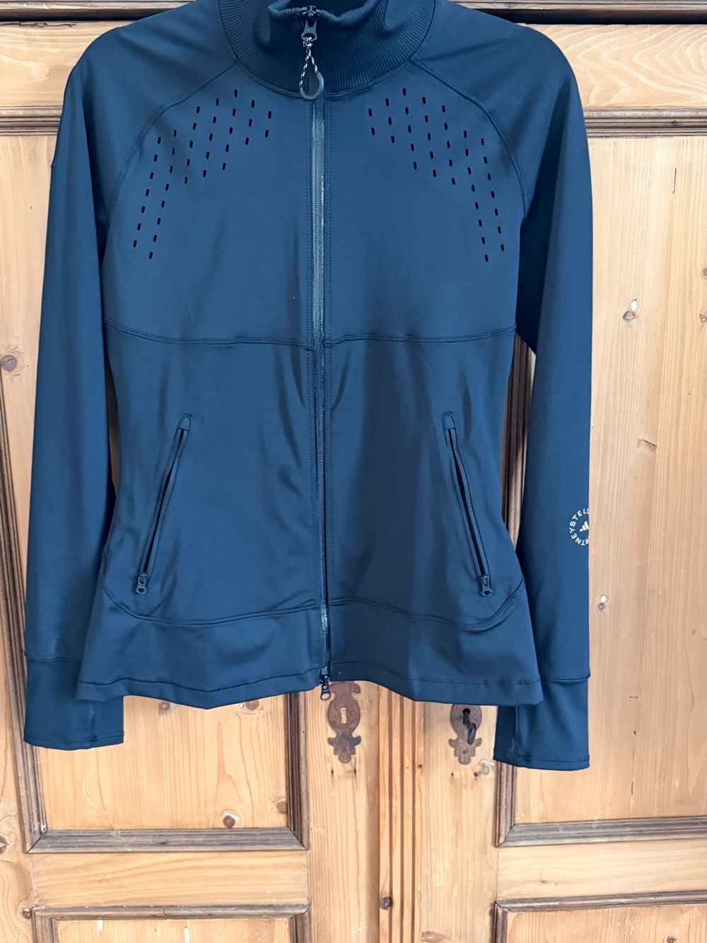 NWOT Adidas by Stella McCartney Black Full‑Zip Jacket